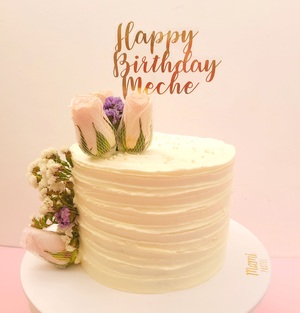 White Garden Cake